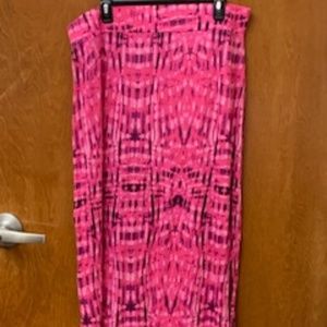a.n.a Skirts - Pink and Black Long Skirt a.n.a Skirts - Pink and Black Long Skirt